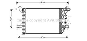 Mercedes-Benz Intercooler, inlaatluchtkoeler