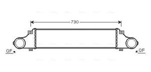 Mercedes-Benz Intercooler, inlaatluchtkoeler