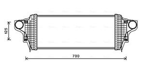 Mercedes-Benz Intercooler, inlaatluchtkoeler