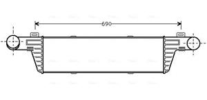 Mercedes-Benz Intercooler, inlaatluchtkoeler