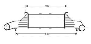 Mercedes-Benz Intercooler, inlaatluchtkoeler