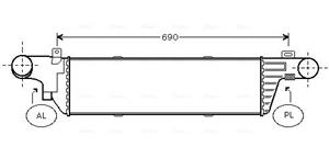 Mercedes-Benz Intercooler, inlaatluchtkoeler