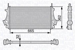 Opel Intercooler, inlaatluchtkoeler