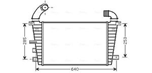 Opel Intercooler, inlaatluchtkoeler