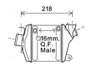 Opel Intercooler, inlaatluchtkoeler