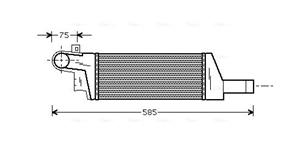 Chevrolet Intercooler, inlaatluchtkoeler