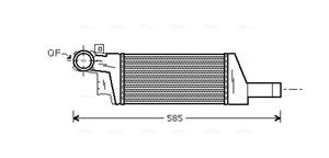 Opel Intercooler, inlaatluchtkoeler