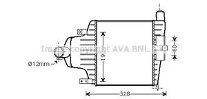 Opel Intercooler, inlaatluchtkoeler