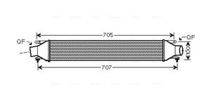 Opel Intercooler, inlaatluchtkoeler