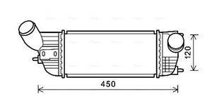 Citroen Intercooler, inlaatluchtkoeler