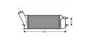 Citroen Intercooler, inlaatluchtkoeler
