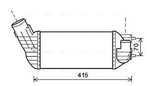 Citroen Intercooler, inlaatluchtkoeler