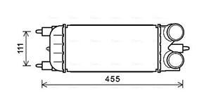 Citroen Intercooler, inlaatluchtkoeler