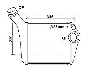 Porsche Intercooler, inlaatluchtkoeler