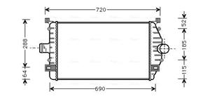 Renault Intercooler, inlaatluchtkoeler