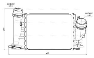 Renault Intercooler, inlaatluchtkoeler