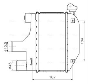 Toyota Intercooler, inlaatluchtkoeler