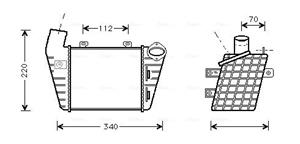 Volkswagen Intercooler, inlaatluchtkoeler
