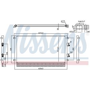 Nissens A/C condensor  NIS 941294