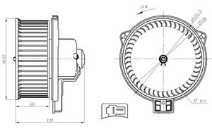 Toyota Kachelventilator 34291 NRF