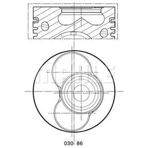 Mahle Zuiger  030 86 02