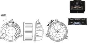 Ford Kachelventilator AB 195 000S Mahle