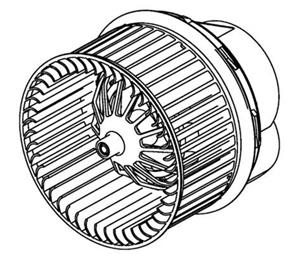 Ford Kachelventilator AB 265 000P Mahle