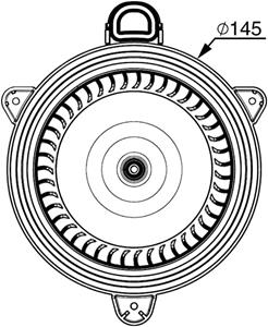 mahleoriginal Innenraumgebläse Mahle Original AB 267 000P