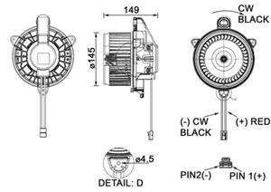 Volvo Kachelventilator AB 278 000P Mahle