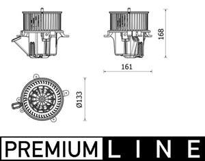 mahleoriginal Innenraumgebläse Mahle Original AB 282 000P