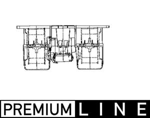 Mercedes-Benz Kachelventilator AB 36 000P Mahle
