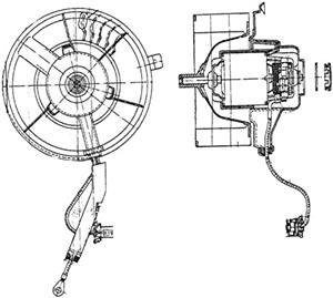 Seat Kachelventilator AB 37 000P Mahle