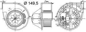 mahleoriginal Innenraumgebläse Mahle Original AB 83 000S
