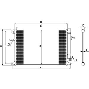 Ford Condensor, airconditioning