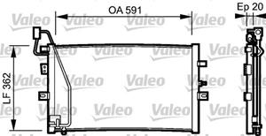 Saab Airco condensor