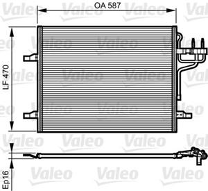 Ford Airco condensor
