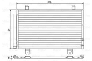 Lexus Condensor, airconditioning