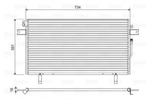 Nissan Condensor, airconditioning
