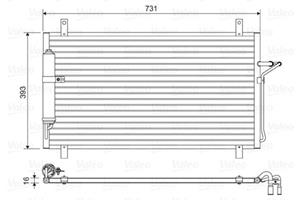 Nissan Condensor, airconditioning