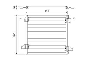 Mercedes-Benz Airco condensor