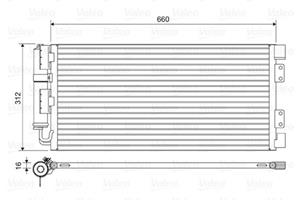 Land Rover Airco condensor