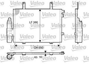 Renault Airco condensor