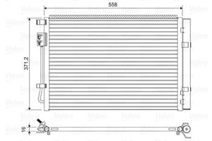 Hyundai Condensor, airconditioning