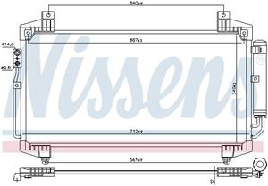 Mitsubishi Condensor, airconditioning