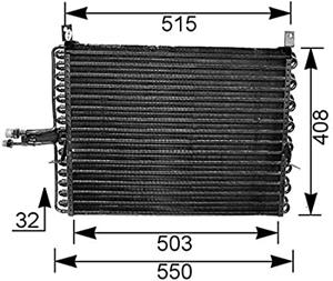 Mercedes-Benz Condensor, airconditioning