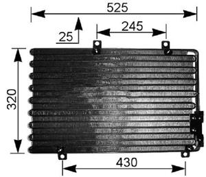 Alfa Romeo Condensor, airconditioning