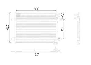 Volkswagen Condensor, airconditioning