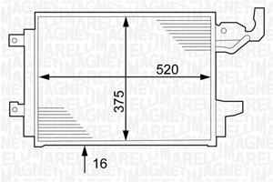Mitsubishi Condensor, airconditioning