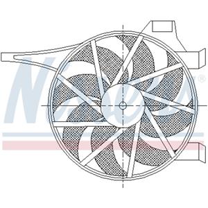 Nissens Radiator ventilator  NIS 85596