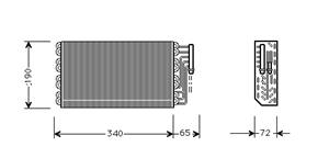 Opel VERDAMPER OMEGA A 30i 86-94